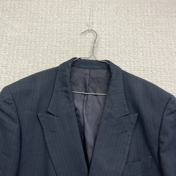 VTG Hugo Boss Zeus Akropolis Double Breasted Blazer Size 102* Wool Germany Made - Picture 2 of 16